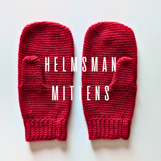 Helmsman Mittens Crochet Pattern